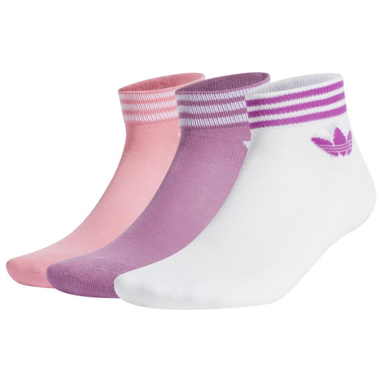Adidas Κάλτσες Trefoil Ankle Socks 3 pairs